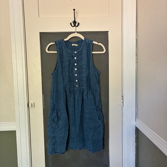 Faherty Isha Dress - Indigo - Picture 5 of 8